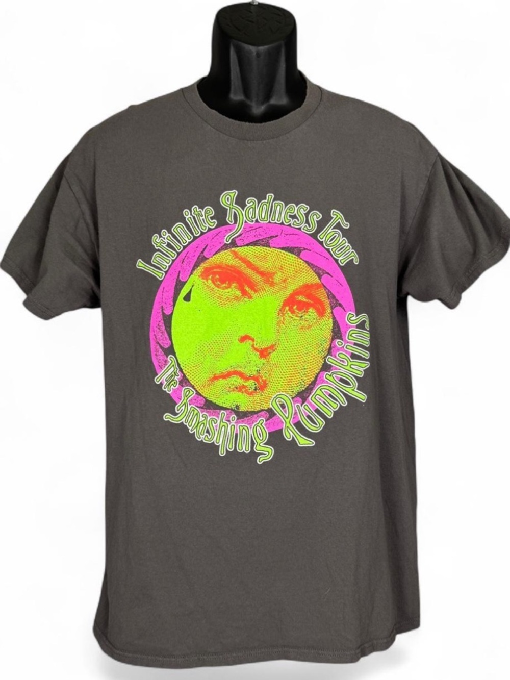 The Smashing Pumpkins Mellon Collie and the Infinite Sadness Tour grey t-shirt L